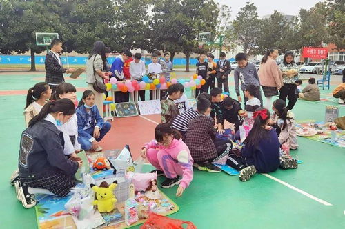 低碳環保易物節 閑置物品變寶貝，漯河育才小學小換客在行動